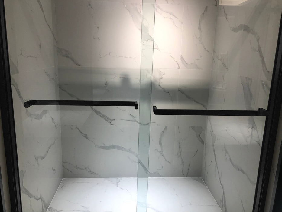 76 in. H x 60 in. W Frameless Sliding Shower Door - HomeBeyond