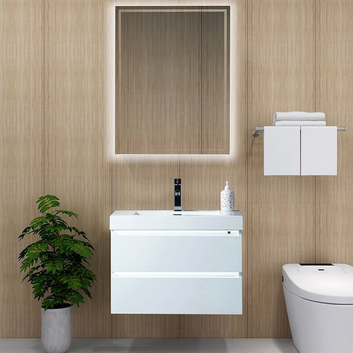 Annecy 30" Single Sink Wall Mounted Bathroom Vanity Set - HomeBeyond