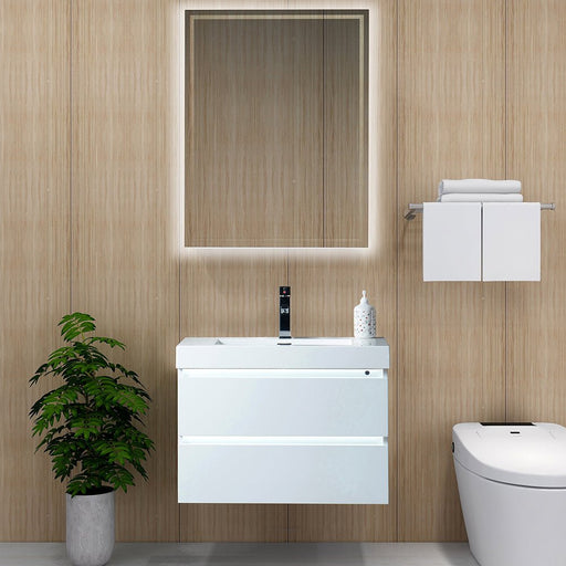 Annecy 30" Single Sink Wall-Mounted Bathroom Vanity Set - HomeBeyond