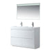 Annecy 48" Double Sink Floor-Standing Wall Mounted Bathroom Vanity Set - HomeBeyond