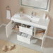 Annecy 48" Single Sink Wall-Mounted Bathroom Vanity Set | - HomeBeyond