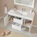 Annecy 48" Single Sink Wall-Mounted Bathroom Vanity Set | - HomeBeyond