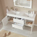 Annecy 60" Double Sink Wall Mounted Bathroom Vanity Set - HomeBeyond