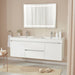 Annecy 60" Double Sink Wall Mounted Bathroom Vanity Set - HomeBeyond