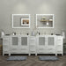 Brescia 108" Double Sink Modern Bathroom Vanity Set - HomeBeyond