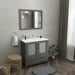 Brescia 36" Single Sink Modern Bathroom Vanity Set - HomeBeyond
