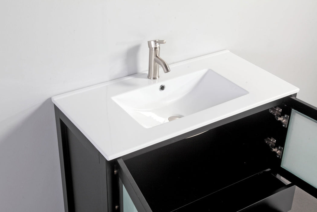 Brescia 36" Single Sink Modern Bathroom Vanity Set - HomeBeyond