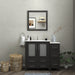 Brescia 42" Single Sink Bathroom Vanity Set and Mirror - HomeBeyond