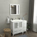 Brescia 42" Single Sink Bathroom Vanity Set and Mirror - HomeBeyond