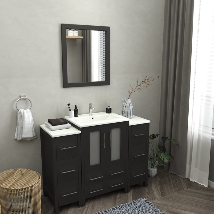 Brescia 48" Single Sink Modern Bathroom Vanity Combo Set - HomeBeyond