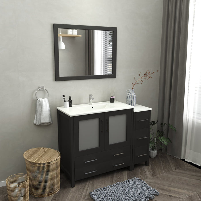 Brescia 48" Single Sink Modern Bathroom Vanity Set - HomeBeyond