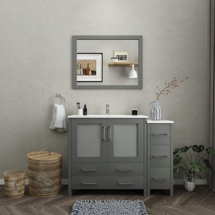 Brescia 48" Single Sink Modern Bathroom Vanity Set - HomeBeyond