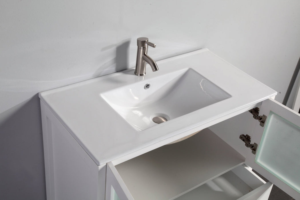 Brescia 48" Single Sink Modern Bathroom Vanity Set - HomeBeyond