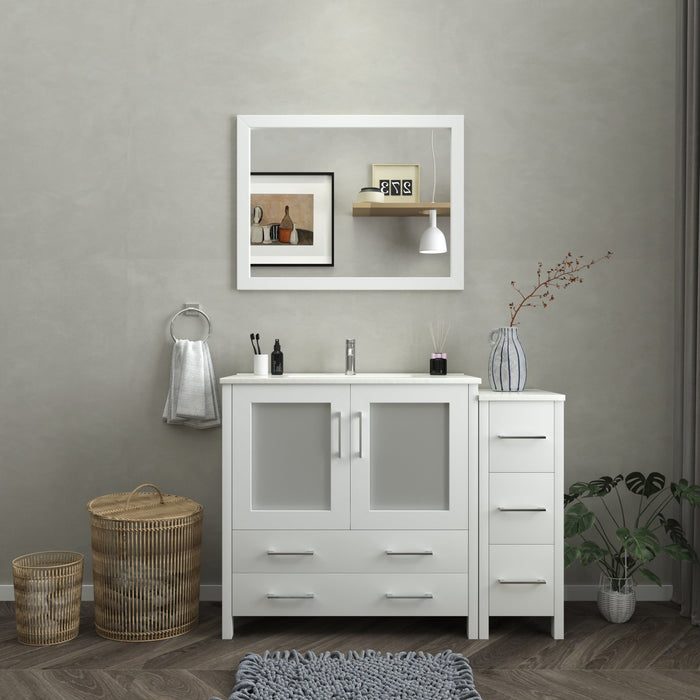 Brescia 48" Single Sink Modern Bathroom Vanity Set - HomeBeyond