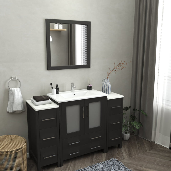 Brescia 54" Single Sink Bathroom Vanity Combo Set - HomeBeyond