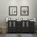 Brescia 72" Double Sink Bathroom Vanity Combo Set - HomeBeyond