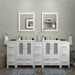 Brescia 84" Double Sink Bathroom Vanity Combo Set - HomeBeyond