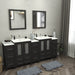 Brescia 84" Double Sink Bathroom Vanity Combo Set - HomeBeyond