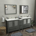 Brescia 84"Double Sink Modern Bathroom Vanity Set - HomeBeyond
