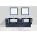 Brescia 96" Double Sink Modern Bathroom Vanity Set - HomeBeyond