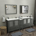 Brescia 96" Double Sink Modern Bathroom Vanity Set - HomeBeyond