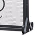 Classic Forest Black 2 Panel Iron Fireplace Screen with Doors - HomeBeyond