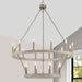 Farmhouse Vintage 20 Lights Wagon Wheel Chandelier Lighting - HomeBeyond