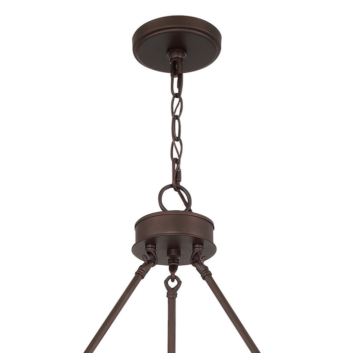 Farmhouse Vintage 20 Lights Wagon Wheel Chandelier Lighting - HomeBeyond