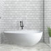 Flatbottom Freestanding Solid Surface Resin Stone Bathtub - HomeBeyond