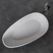 Flatbottom Freestanding Solid Surface Resin Stone Bathtub - HomeBeyond