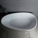 Flatbottom Freestanding Solid Surface Resin Stone Bathtub - HomeBeyond