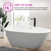 Freestanding Acrylic Bathtub - HomeBeyond