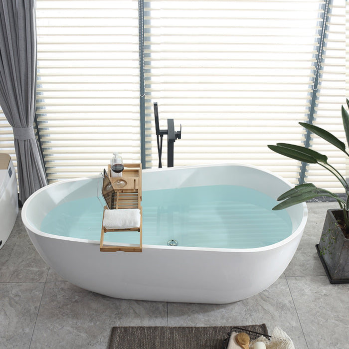 Freestanding Acrylic Bathtub - HomeBeyond