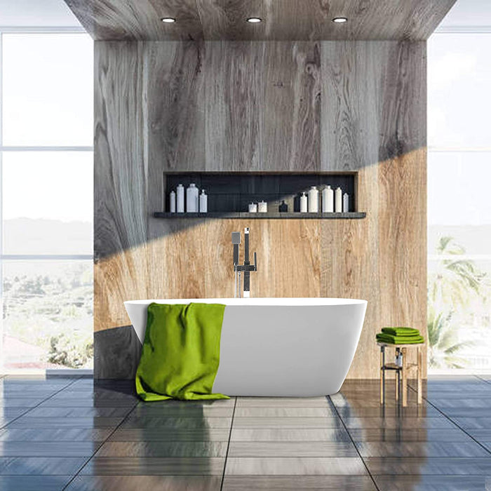 Freestanding Acrylic Bathtub - HomeBeyond