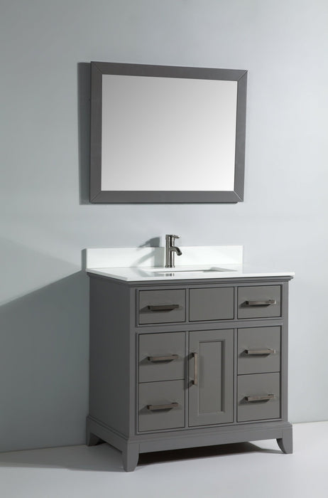 Genoa 36" Single Sink Bathroom Vanity Set - HomeBeyond