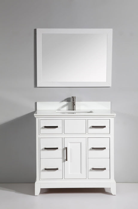 Genoa 36" Single Sink Bathroom Vanity Set - HomeBeyond