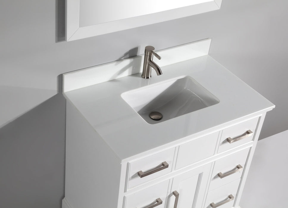 Genoa 36" Single Sink Bathroom Vanity Set - HomeBeyond