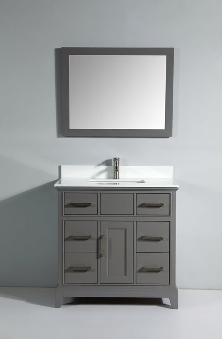 Genoa 36" Single Sink Bathroom Vanity Set - HomeBeyond