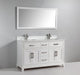 Genoa 60" Double Sink Bathroom Vanity Set - HomeBeyond