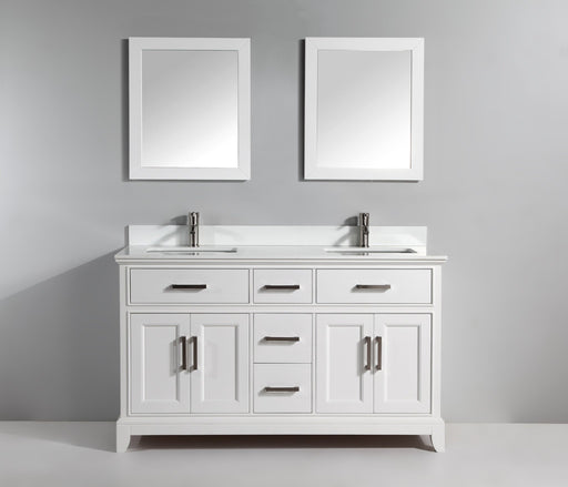 Genoa 72" Double Sink Bathroom Vanity Set - HomeBeyond