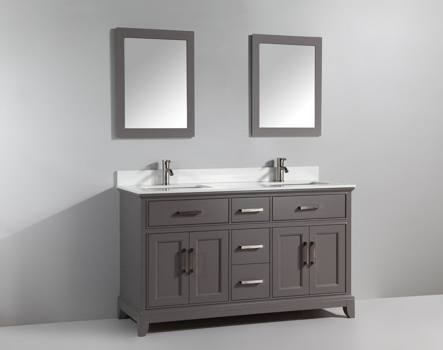 Genoa 72" Double Sink Bathroom Vanity Set - HomeBeyond