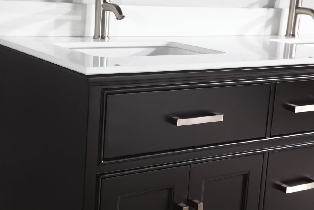 Genoa 72" Double Sink Bathroom Vanity Set - HomeBeyond