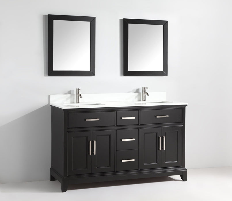 Genoa 72" Double Sink Bathroom Vanity Set - HomeBeyond