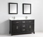 Genoa 72" Double Sink Bathroom Vanity Set - HomeBeyond