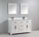 Genoa 72" Double Sink Bathroom Vanity Set - HomeBeyond