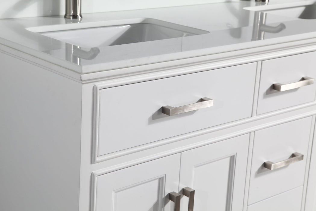 Genoa 72" Double Sink Bathroom Vanity Set - HomeBeyond