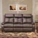 HomeBeyond Douglass Circle Reclining 3 Piece Living Room Set - HomeBeyond
