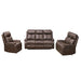 HomeBeyond Douglass Circle Reclining 3 Piece Living Room Set - HomeBeyond
