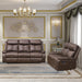 HomeBeyond Douglass Circle Reclining 3 Piece Living Room Set - HomeBeyond
