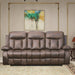 HomeBeyond Dove Springs Reclining 3 Piece Living Room Set - HomeBeyond